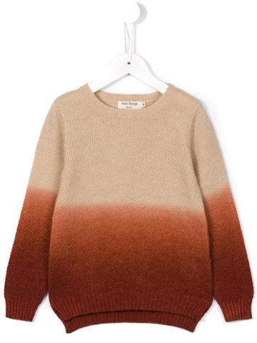 Nice Things Mini Ombre Jumper, Girl's, Size: 8 Yrs, Nude/neutrals