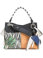Proenza Schouler Printed Curl Handbag - Black