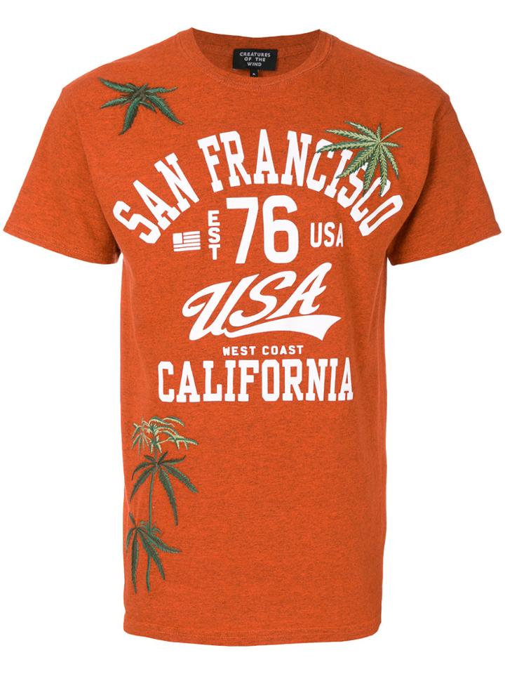Creatures Of The Wind San Francisco Print T-shirt - Yellow & Orange