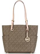 Michael Michael Kors 'jet Set Travel' Tote, Women's, Brown, Pvc