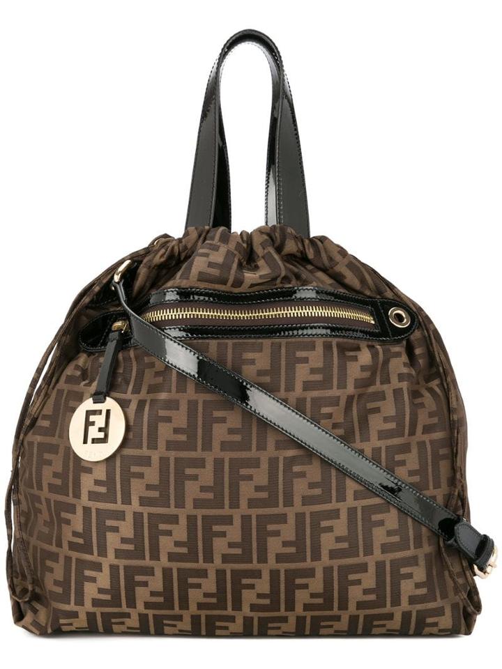 Fendi Pre-owned Zucca Pattern 2way Tote Bag - Brown
