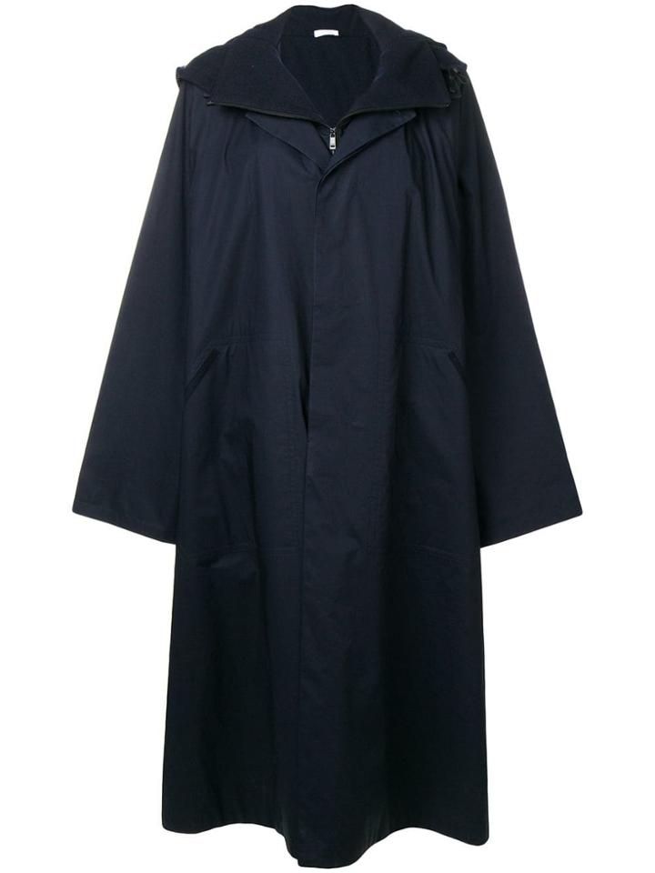 Jil Sander Oversized Trench Coat - Blue