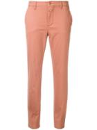 Closed Classic Cropped Trousers, Women's, Size: 26, Pink/purple, Cotton/spandex/elastane