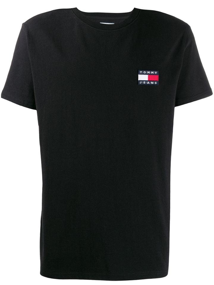 Tommy Jeans Logo Short-sleeve T-shirt - Black