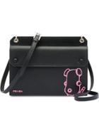 Prada Pradamalia Saffiano Leather Mini-bag - Black