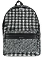 Michael Kors Collection Houndstooth Print Backpack - Black