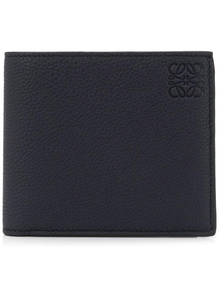 Loewe Bi-fold Logo Wallet - Blue
