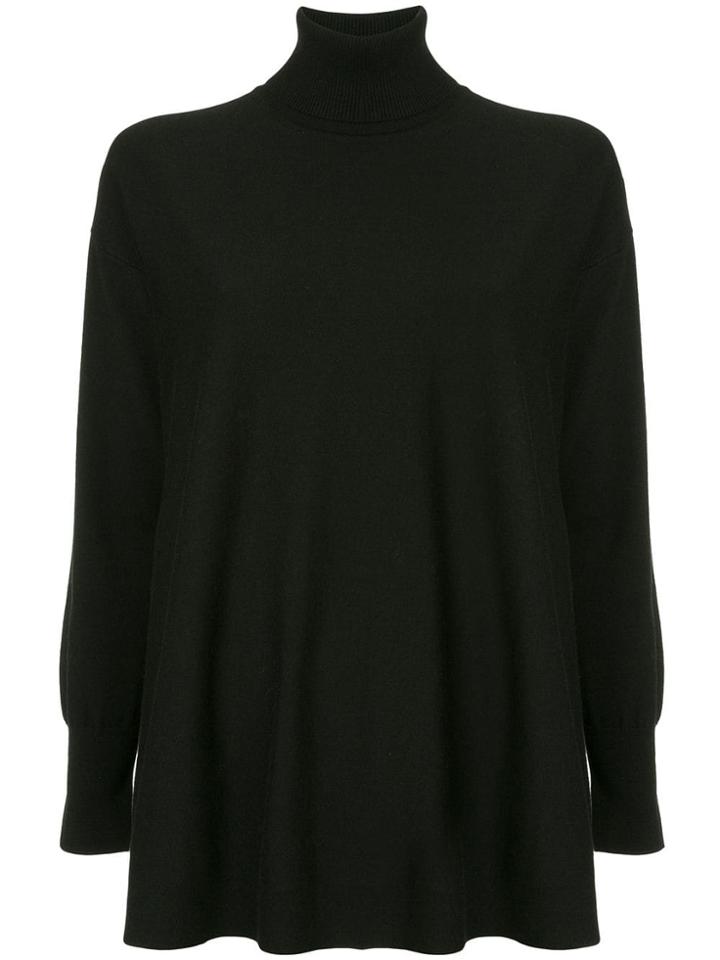 Le Ciel Bleu Turtle Neck Jumper - Black