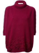 Ermanno Scervino 'dolmain' Jumper, Women's, Size: 48, Red, Cashmere/wool