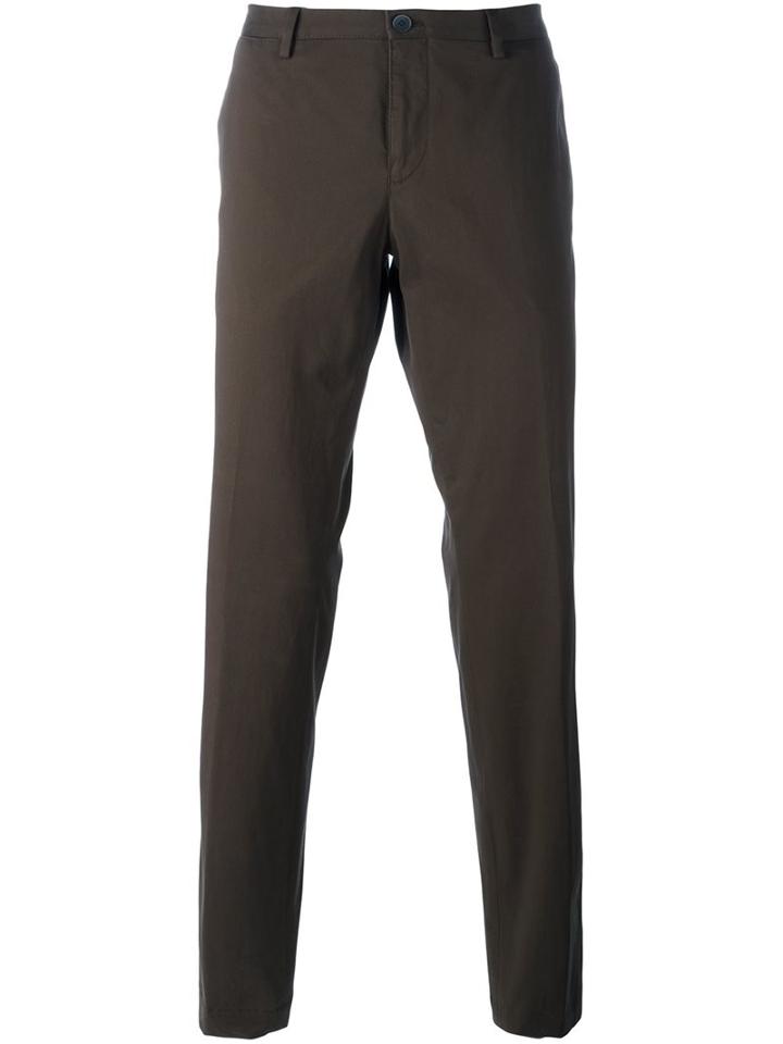 Boss Hugo Boss 'stanino' Chinos, Men's, Size: 54, Green, Cotton/spandex/elastane/polyester