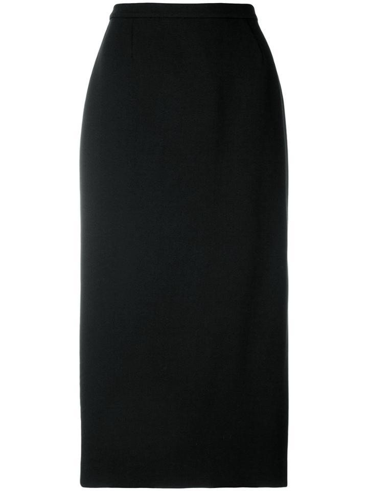Rochas High Waisted Skirt - Black