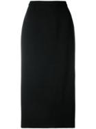 Rochas High Waisted Skirt - Black