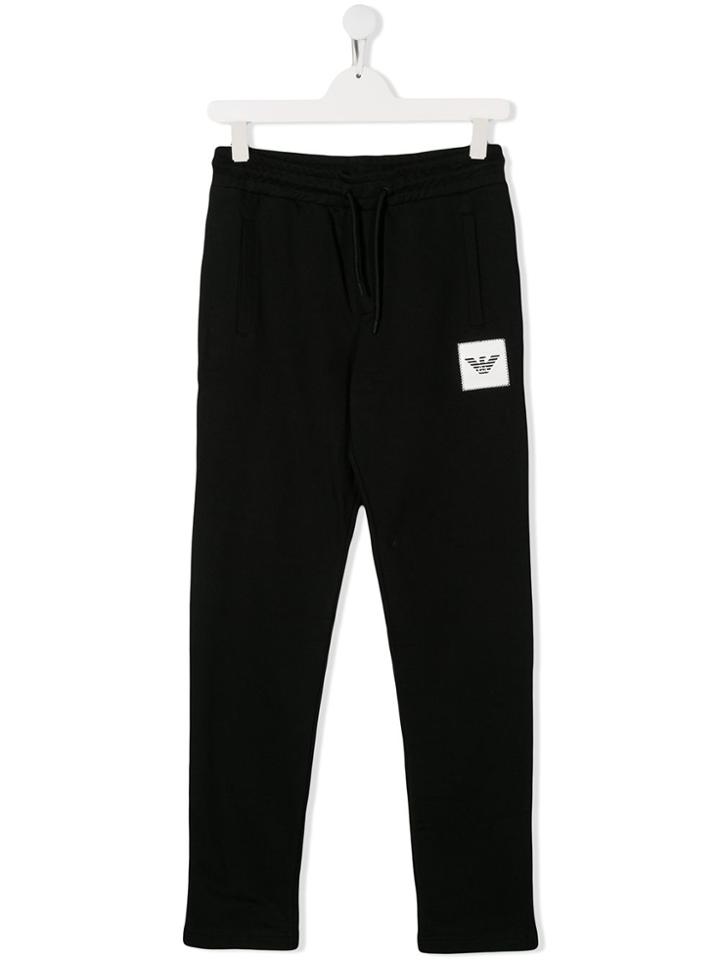 Emporio Armani Kids Teen Track Trousers - Black