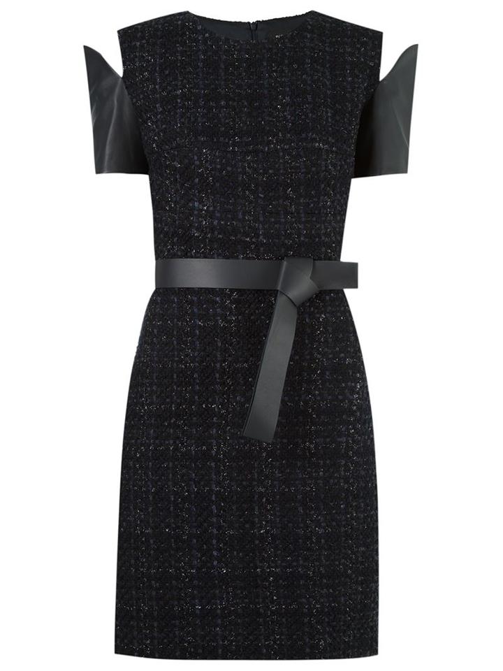 Gloria Coelho Panelled Tweed Dress