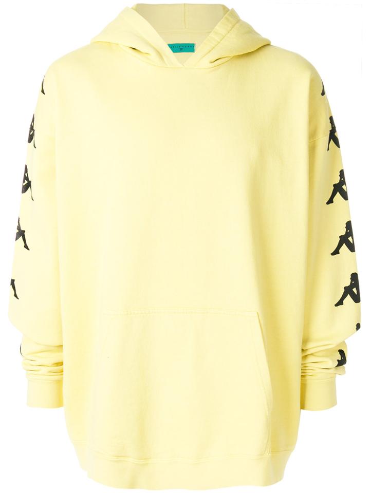 Paura Kappa Hooded Sweatshirt - Yellow & Orange