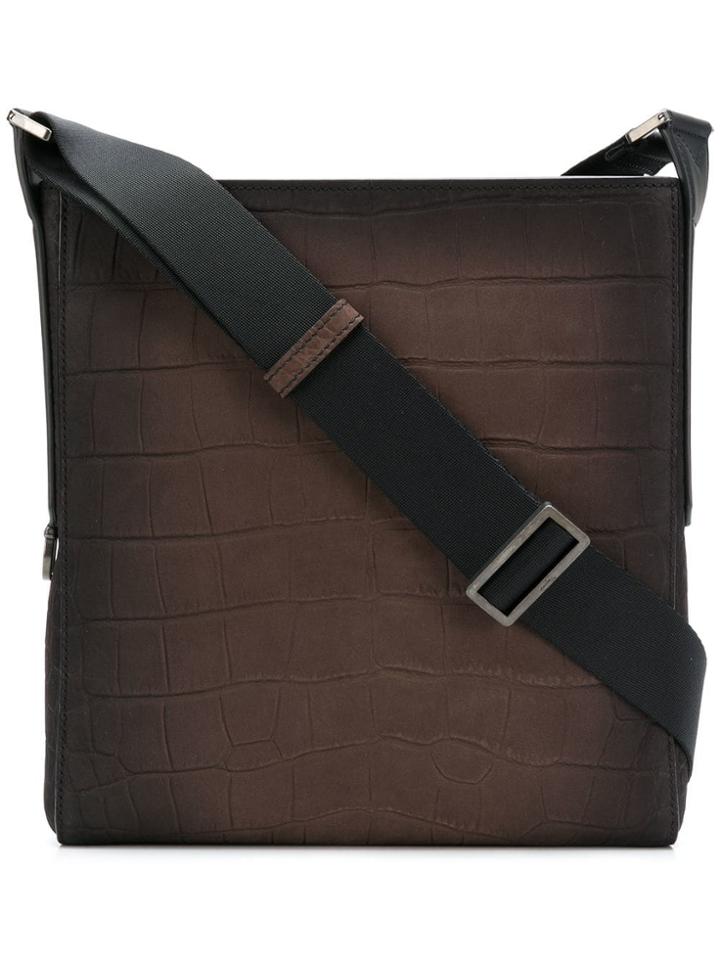 Salvatore Ferragamo Salvatore Ferragamo 693367 Tmoro Leather - Brown