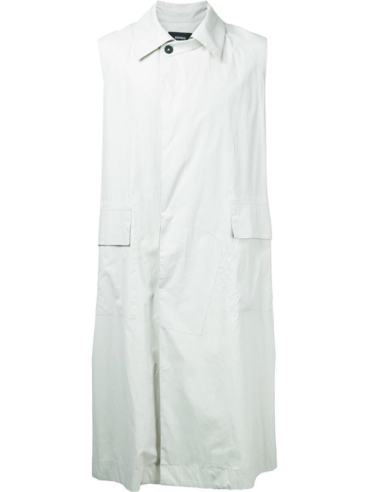 Berthold Sleeveless Midi Coat - Nude & Neutrals