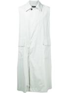 Berthold Sleeveless Midi Coat - Nude & Neutrals