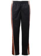 Grace Wales Bonner Crocheted Side Stripe Trousers, Men's, Size: Small, Black, Cotton/nylon