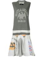 Junya Watanabe Comme Des Garçons Vintage Patch-work Flared Dress -