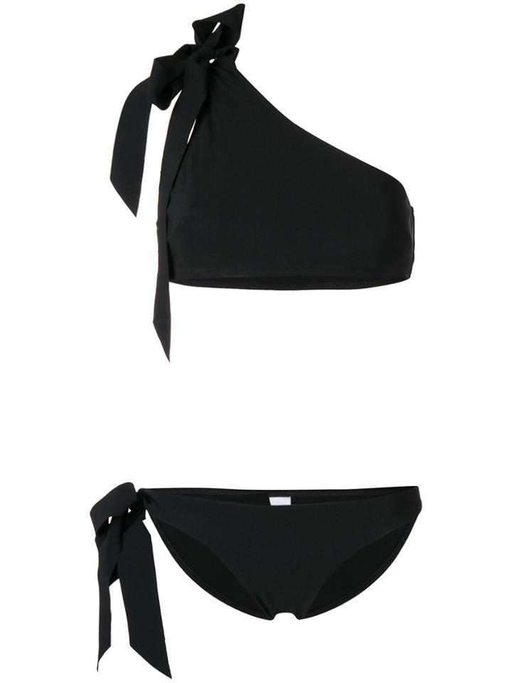 Zimmermann One Shoulder Bikini - Black