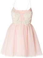 Loulou Embellished Tulle Mini Dress - Pink