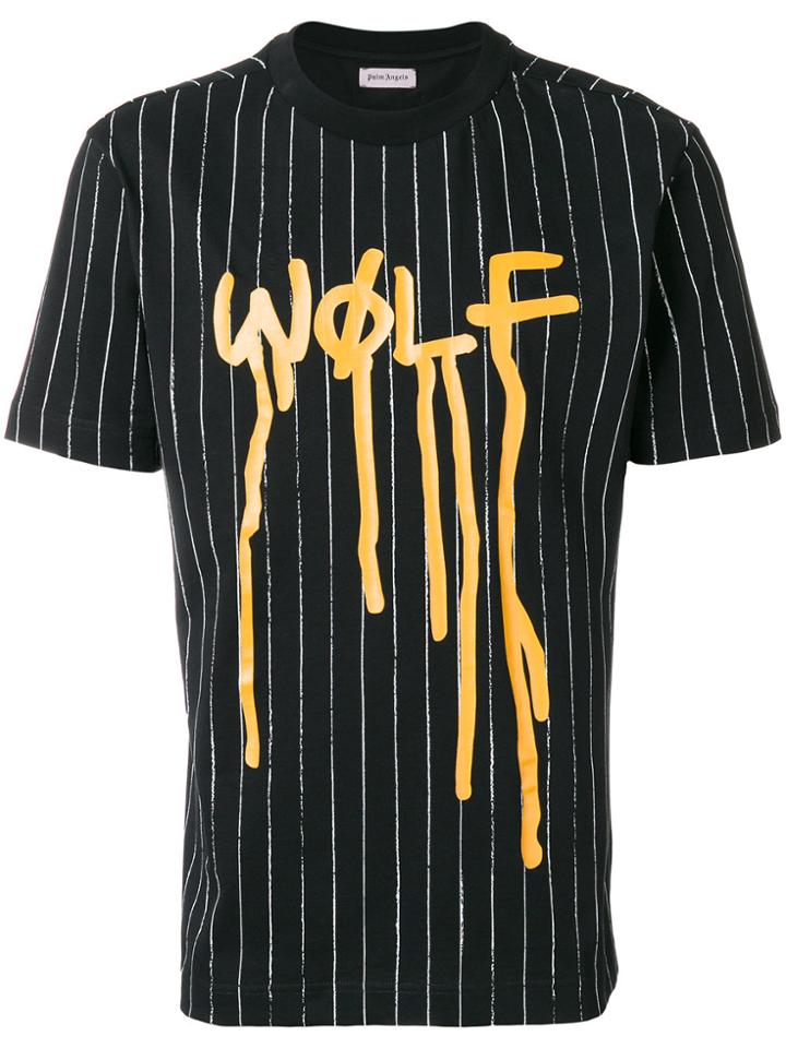 Palm Angels Printed T-shirt - Black