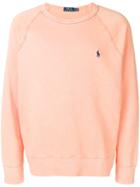Polo Ralph Lauren Contrast Logo Jumper - Orange