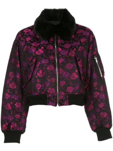 Comme Des Garçons Noir Kei Ninomiya Floral Bomber Jacket - Multicolour