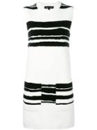 Proenza Schouler Striped Shift Dress - White