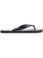 Ps By Paul Smith Printed Insole Flip-flops - Black