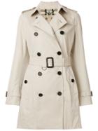 Burberry Double Breasted Coat - Nude & Neutrals