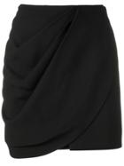 Saint Laurent Mini Wrap Skirt - Black