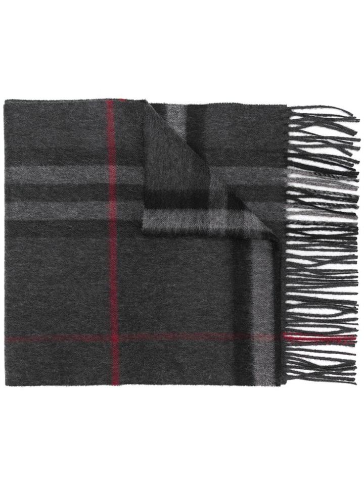 Burberry Burberry 3913731083 0260b Charcoal Check Leather/fur/exotic