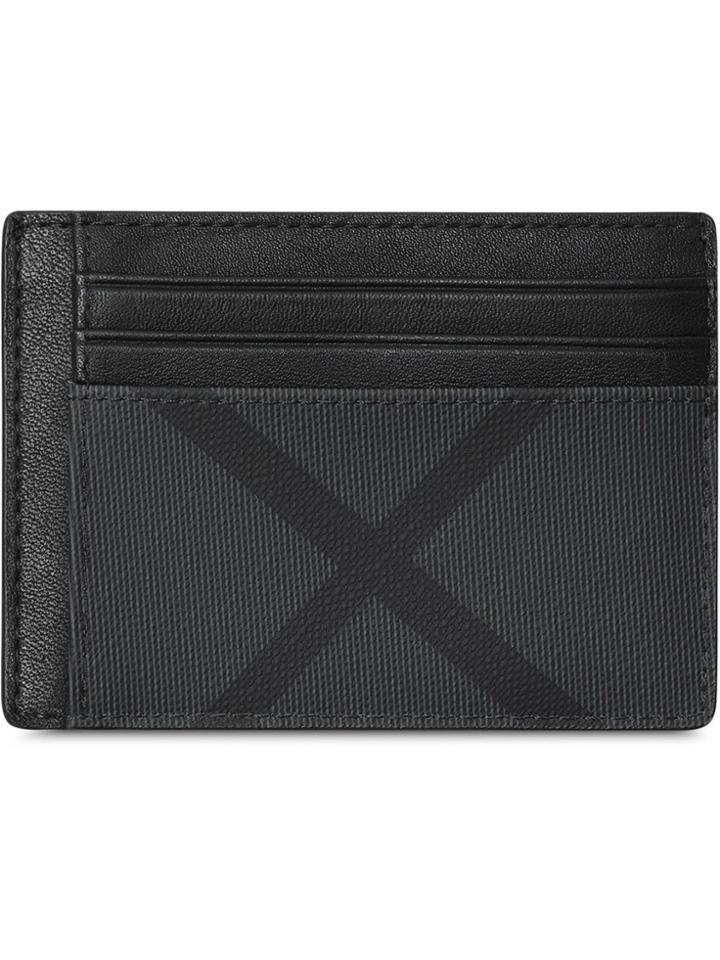 Burberry London Check Card Case - Grey