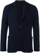 Eleventy Two Button Blazer, Men's, Size: 56, Blue, Acetate/wool/polybutylene Terephthalate (pbt)