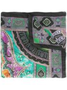 Etro Abstract Print Scarf, Women's, Black, Modal/cashmere