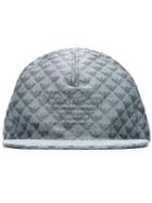 Emporio Armani Woven Logo Baseball Cap, Men's, Size: Small, Grey, Polyester