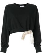 Act N&deg;1 Metal Detail Cropped Top - Black