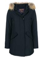 Woolrich Fur Raincoat - Blue