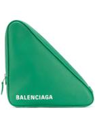 Balenciaga Triangle Pochette - Green