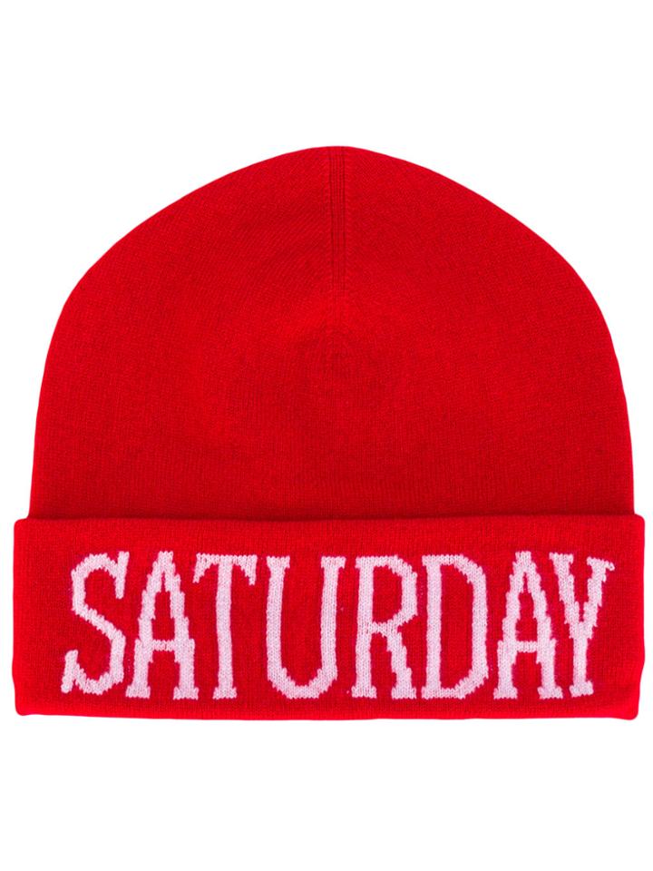 Alberta Ferretti Saturday Beanie Hat - Red