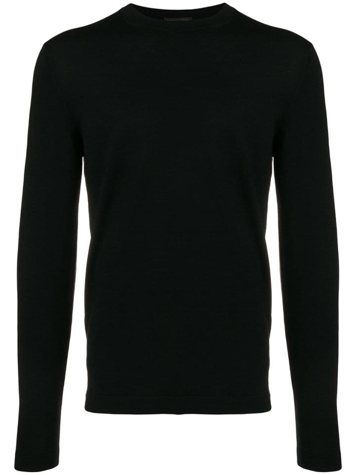 Dell'oglio Crew Neck Sweater - Black