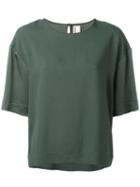 Antonio Marras Oversized T-shirt, Women's, Size: 42, Green, Acetate/viscose