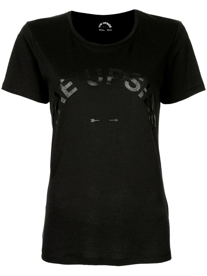 The Upside Printed Logo T-shirt - Black