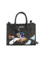 Elisabeth Weinstock Skate One Cross-body Bag, Women's, Black, Watersnake Skin/leather