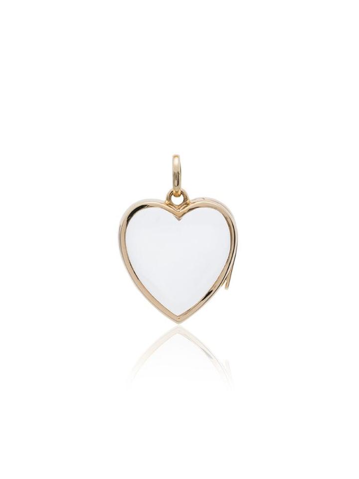 Loquet 14k Yellow Gold Heart Pendant Necklace - Metallic