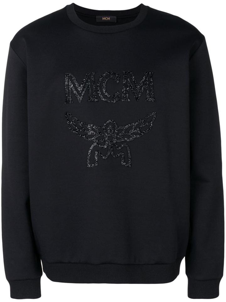 Mcm Crew Neck Jumper - Black