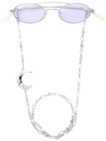 Linda Farrow Linda Farrow X Alessandra Rich 2 C1 Oval Sunglasses -