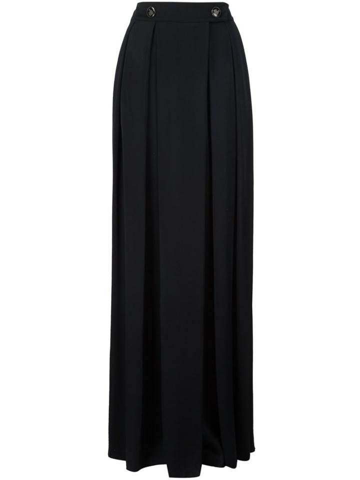 Lanvin Front Button Wide Trousers